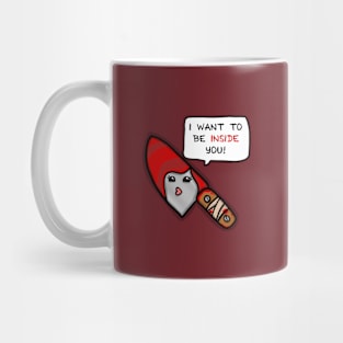 Knife Girl Wants To Be Inside Mug